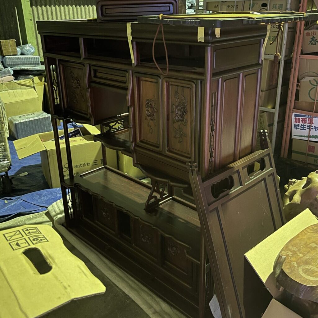 無料出張買取】【岡山市北区】茶棚・茶道具・中国美術など買取させて